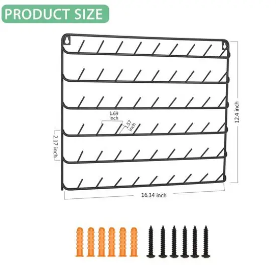 NEX&trade; Black 54-Spool Metal Thread Rack, 2ct. {3}