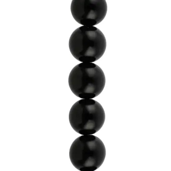 Black Jasper Round Beads, 12mm by Bead Landing&trade; {1}