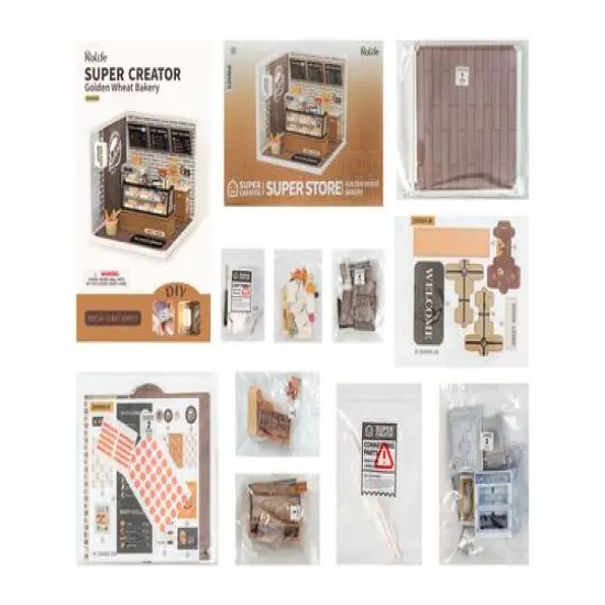 Rolife&reg; Super Creator Golden Wheat Bakery {9}