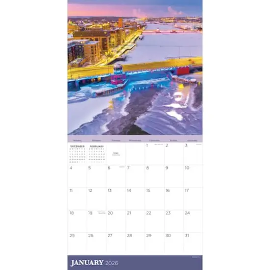 2026 Wisconsin Wall Calendar {3}