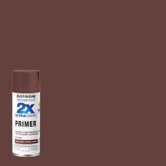 Painter's Touch&reg; 2X Ultra Cover&reg; Primer Spray Paint Flat Red {4}