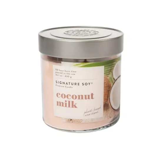 Signature Soy&reg; Jar Candle, 15.1oz. Coconut Milk {1}