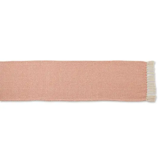 DII&reg; 108" Handloom Chevron Table Runner Spice {4}