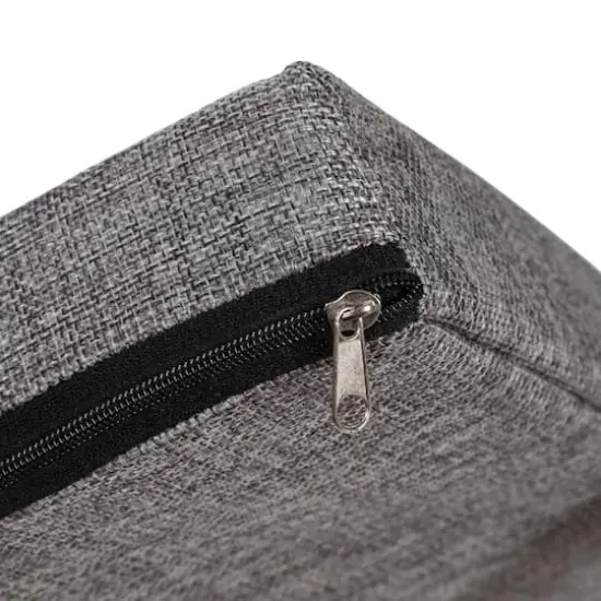 Honey Can Do White Cube Organizer Bench with Shoe Storage and Seat Cushion {7}