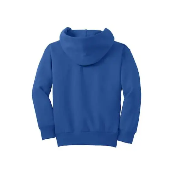 Port & Company&reg; Colors Youth Core Fleece Pullover Hooded Sweatshirt Royal {4}