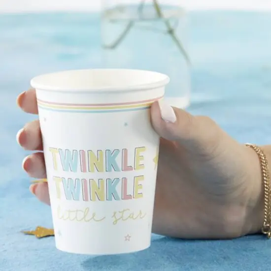 Kate Aspen&reg; 8oz. Twinkle Twinkle Paper Cups, 16ct. {7}