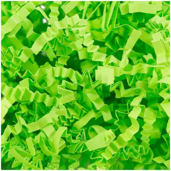 JAM Paper Crinkle Cut Shred Tissue Paper, 2oz. Lime Green {4}