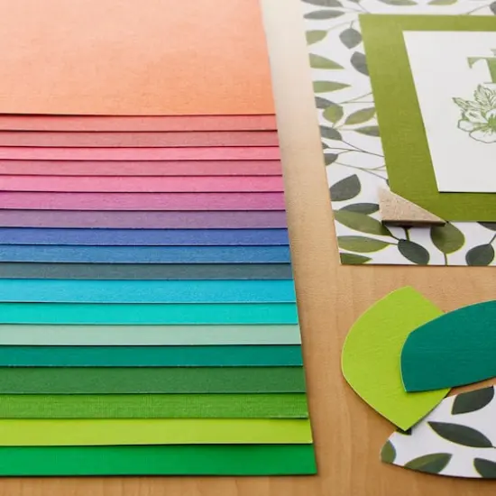 Jewel Colors 4.5" x 6.5" Textured Paper Pad by Recollections&trade;, 87 Sheets {3}