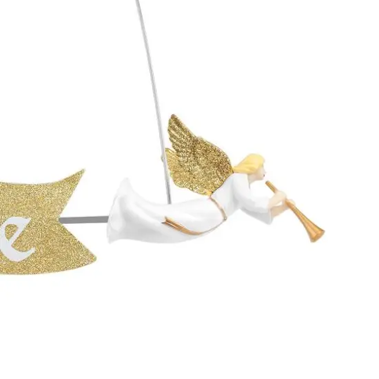 Angel with Banner Animated Tree Topper {7}