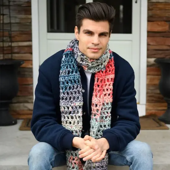 Lion Brand&reg; Mandala Impressions Yarn Nightfall {6}