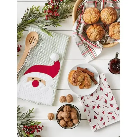 DII&reg; Santa Dishtowel Set {9}