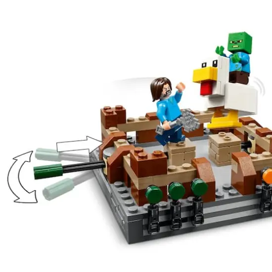 LEGO&reg; Minecraft&reg; Woodland Mansion Fighting Ring Gamer Toy with Mob Figures 21272 {6}