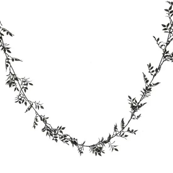 5ft. Black Leaves Coiled Garland by Ashland&reg; {3}