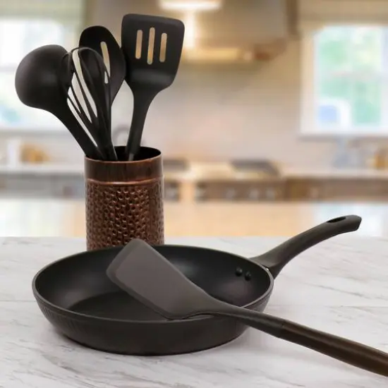 Gibson Home Branwyn Brown & Stainless Steel Handled Kitchen Tool Set, 5ct. {8}