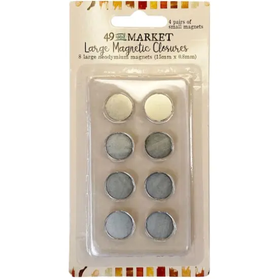 49 And Market Large Magnetic Closures, 8ct. {1}