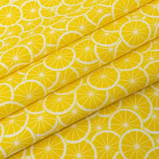 SINGER Lemon Floral Cotton Fabric Bundle {15}