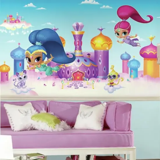RoomMates Shimmer & Shine XL Chair Rail Wall Mural {3}
