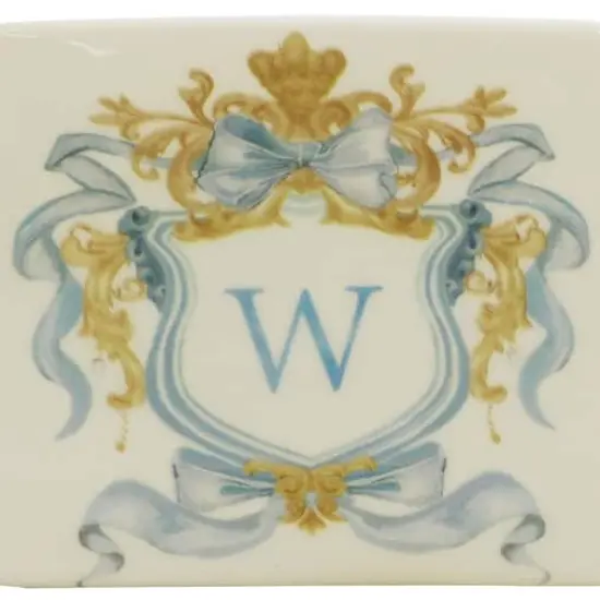 4.5" x 4" Ceramic Monogram D&eacute;cor by Ashland&reg; W {5}