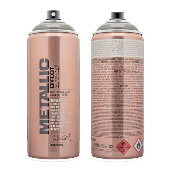 Montana&trade; Cans Metallic Effect Spray Paint, 400mL Graphite {1}