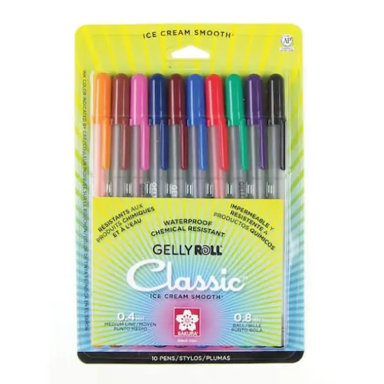 Sakura&reg; Gelly Roll&reg; Medium 10 Color Gel Pen Set {1}