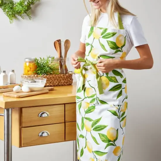 Lemon Bliss Print Chef Apron {4}