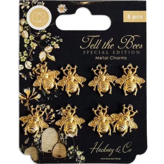 Craft Consortium Tell The Bees Metal Charms {1}