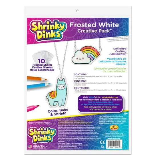 Shrinky Dinks&reg; Frosted White Creative Pack&trade; {5}
