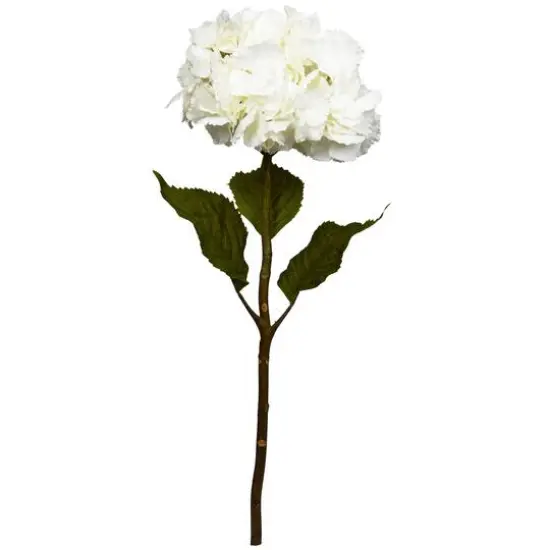 White Hydrangea Stems, 3ct. {1}
