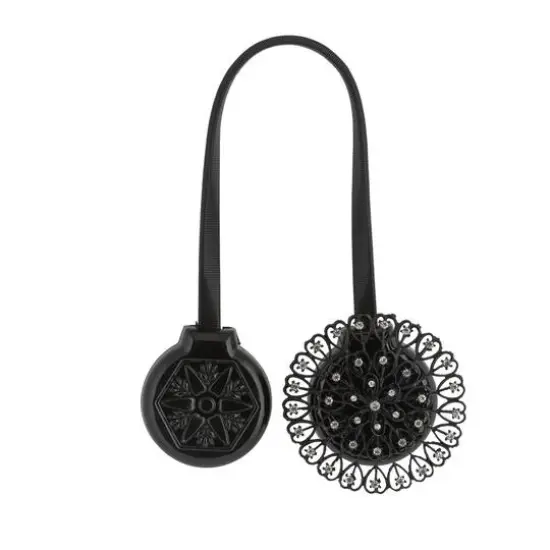 Simplify Black Magnetic Curtain Tie Back {1}