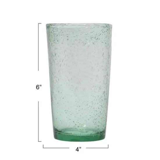 Hello Honey&reg; 20oz. Transparent Bubble Drinking Glass Set {6}
