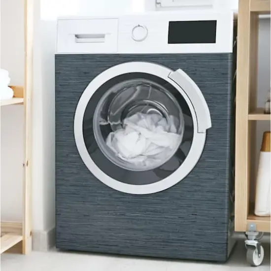 RoomMates Faux Grasscloth Peel & Stick Wallpaper Blue {6}