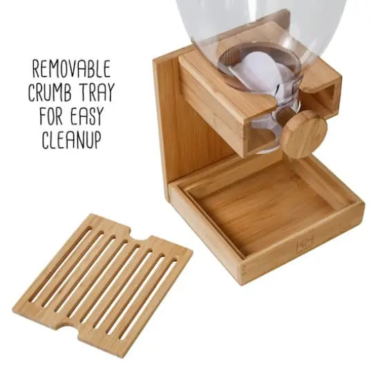 Natural Bamboo Cereal Dispenser {19}