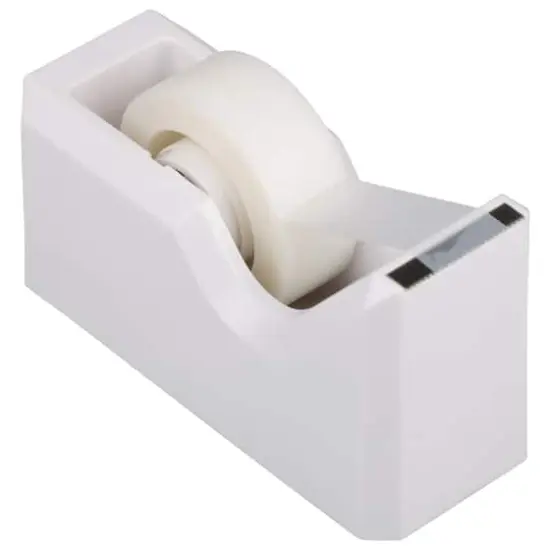 JAM Paper Stapler, Tape Dispenser & Pen Holder Trio Kit White {5}