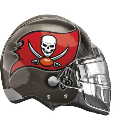 21" Tampa Bay Buccaneers Helmet Foil Balloon {1}