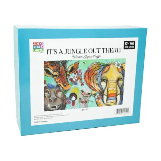 Wooden Jigsaw Puzzle - It's a Jungle Out There!: 599 Pcs {3}