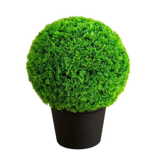 16in. UV Resistant Artificial Mediterranean Cypress Topiary Plant (Indoor/Outdoor) {1}