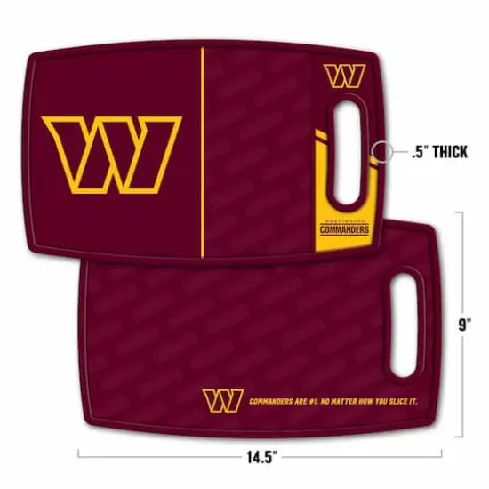 NFL Logo Series Cutting Board Washington Commanders {4}