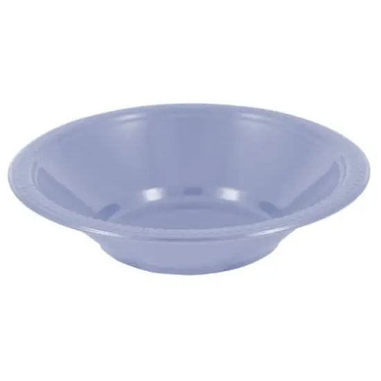 JAM Paper 7" Plastic Bowls, 20ct. Baby Blue {1}