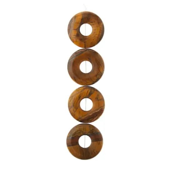 Tiger Eye Loop Beads, 30mm by Bead Landing&trade; {4}