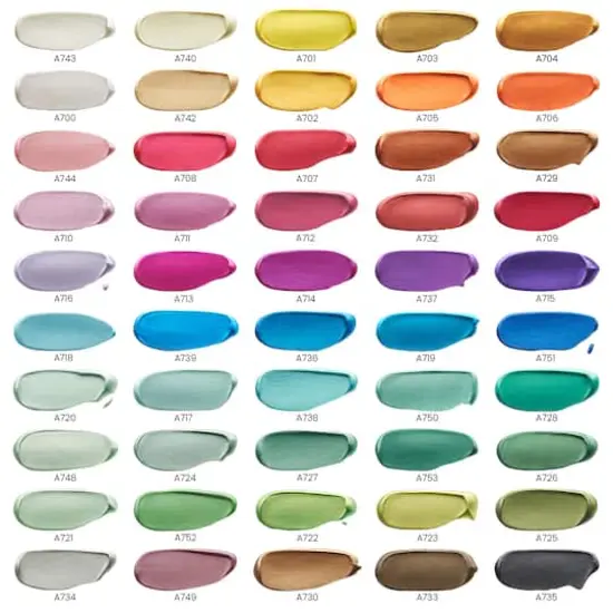 Arteza&reg; Metallic Acrylic Paint Sampler Set {3}