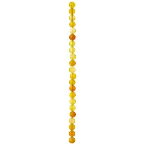 Yellow Agate Round Beads, 8mm by Bead Landing&trade; {4}
