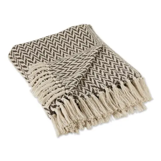 DII&reg; Zig-Zag Throw Dark Brown {1}