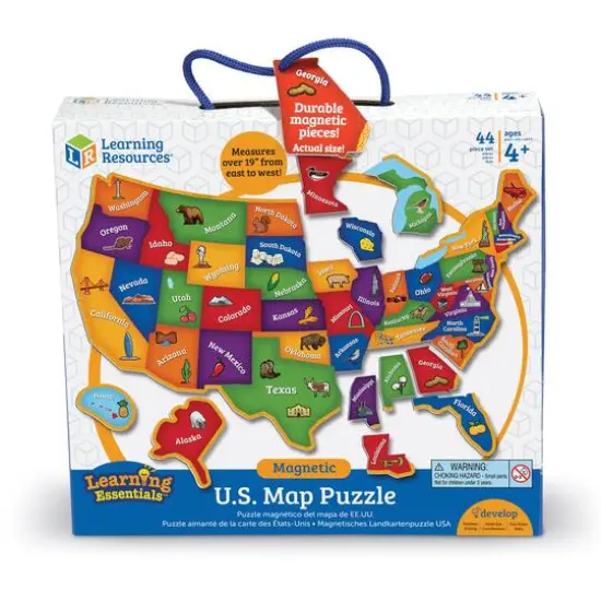 Learning Resources Magnetic U.S. Map Puzzle {5}