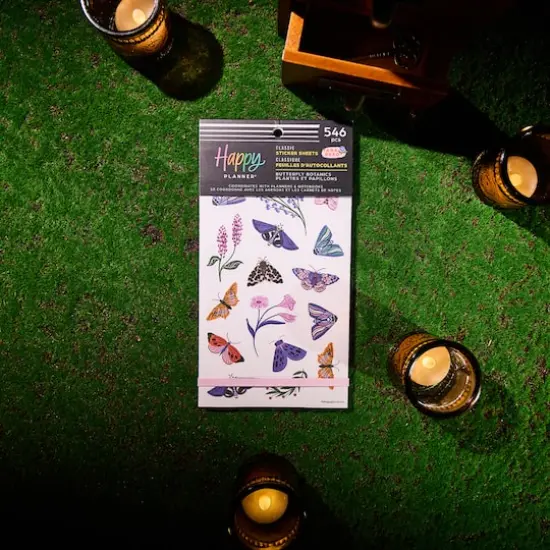 The Classic Happy Planner&reg; Butterfly Botanics Sticker Book {5}