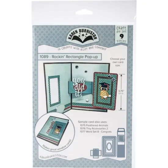 Karen Burniston Dies-Rockin' Rectangle Pop-Up {1}