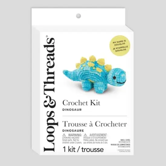 Intermediate Dinosaur Amigurumi Crochet Kit by Loops & Threads&reg; {4}