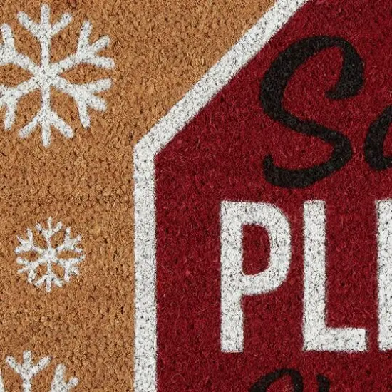 DII&reg; Santa Please Stop Sign Doormat {7}