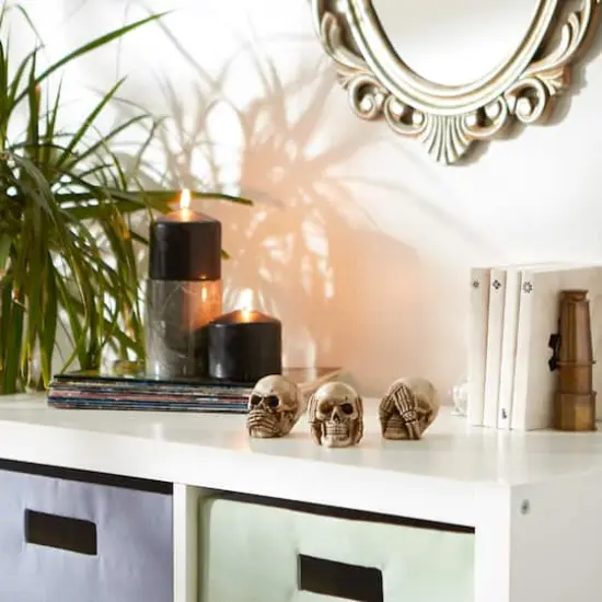 2" See, Hear, or Speak No Evil Skulls Set {4}