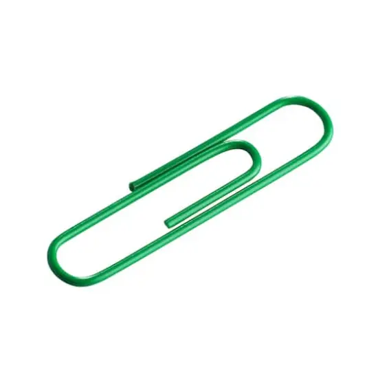 JAM Paper Jumbo Paper Clips Green {5}