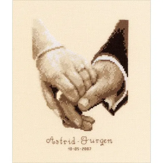 Vervaco Wedding Happiness Counted Cross Stitch Kit {3}